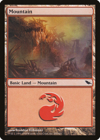 Mountain (295) [Shadowmoor] | Cards and Coasters CA