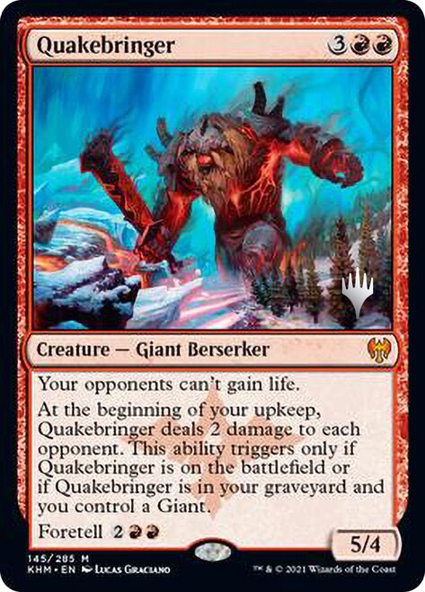 Quakebringer [Kaldheim Promo Pack] | Cards and Coasters CA