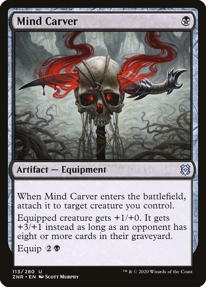 Mind Carver [Zendikar Rising] | Cards and Coasters CA