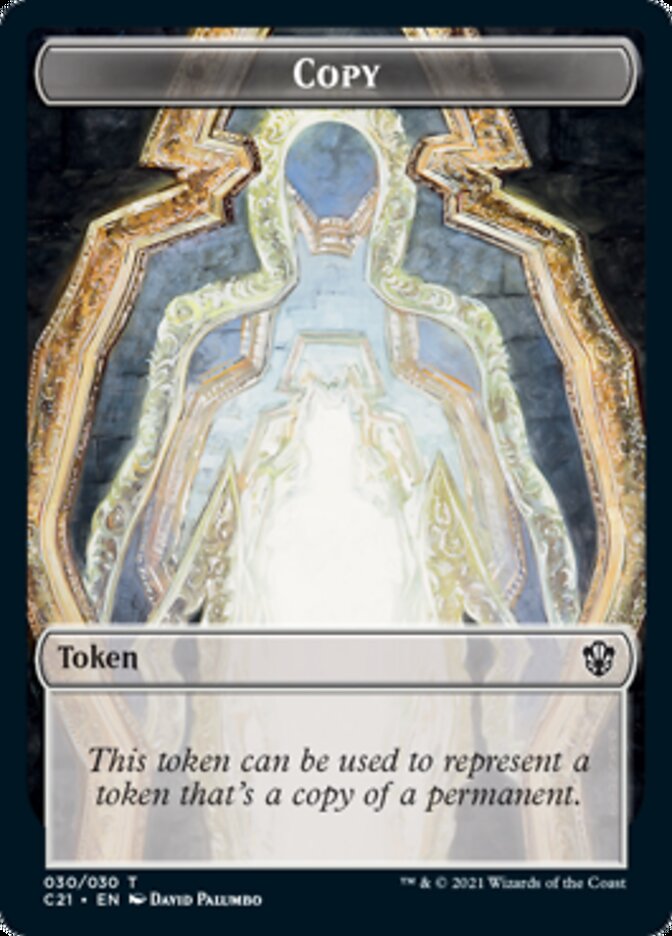 Copy // Construct Token (030) [Commander 2021 Tokens] | Cards and Coasters CA