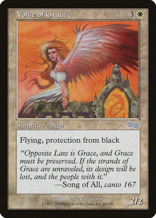 Voice of Grace [Urza's Saga] | Cards and Coasters CA