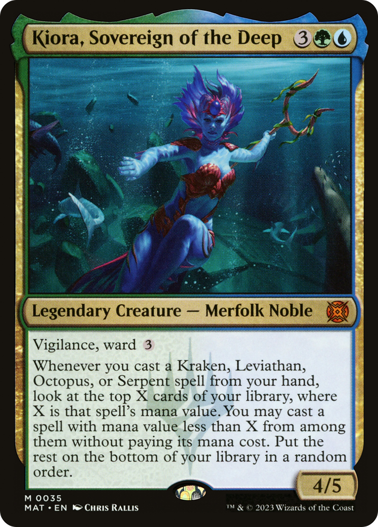 Kiora, Sovereign of the Deep [March of the Machine: The Aftermath] | Cards and Coasters CA