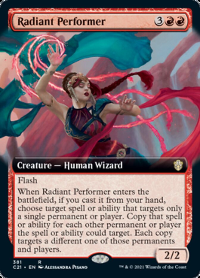 Radiant Performer (Extended) [Commander 2021] | Cards and Coasters CA