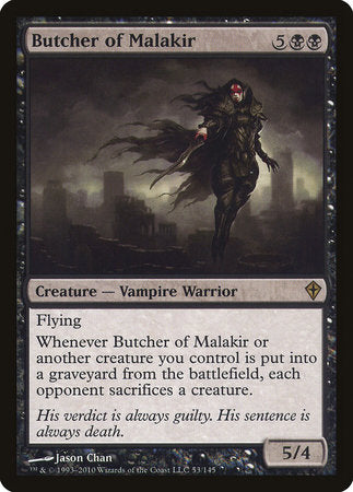 Butcher of Malakir [Worldwake] | Cards and Coasters CA