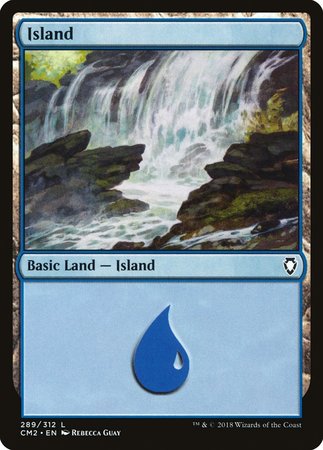 Island (289) [Commander Anthology Volume II] | Cards and Coasters CA