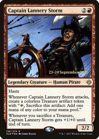 Captain Lannery Storm [Ixalan Promos] | Cards and Coasters CA