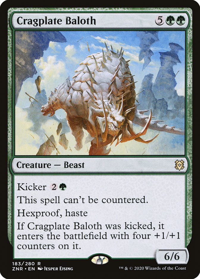 Cragplate Baloth [Zendikar Rising] | Cards and Coasters CA