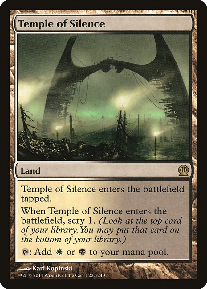 Temple of Silence [Theros] | Cards and Coasters CA