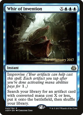 Whir of Invention [Aether Revolt Promos] | Cards and Coasters CA