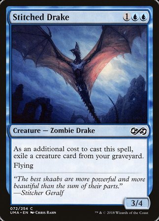 Stitched Drake [Ultimate Masters] | Cards and Coasters CA