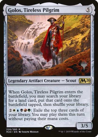 Golos, Tireless Pilgrim [Core Set 2020 Promos] | Cards and Coasters CA