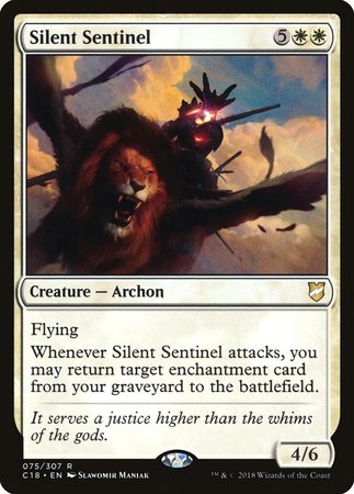 Silent Sentinel [Commander 2018] | Cards and Coasters CA