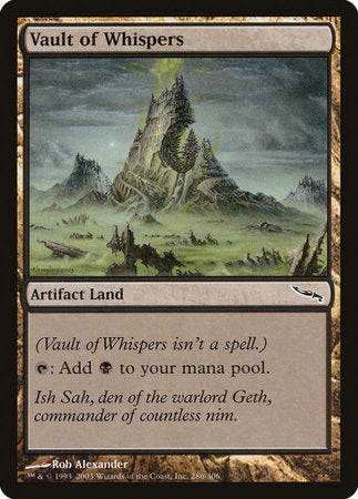 Vault of Whispers [Mirrodin] | Cards and Coasters CA