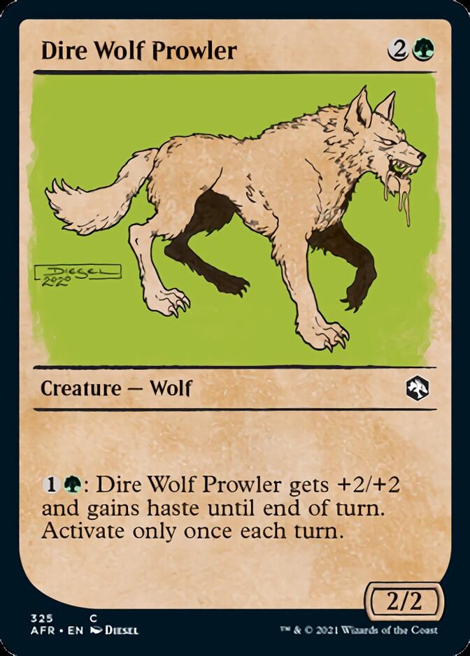 Dire Wolf Prowler (Showcase) [Dungeons & Dragons: Adventures in the Forgotten Realms] | Cards and Coasters CA