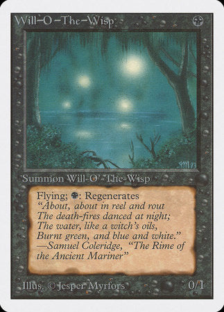 Will-o'-the-Wisp [Unlimited Edition] | Cards and Coasters CA