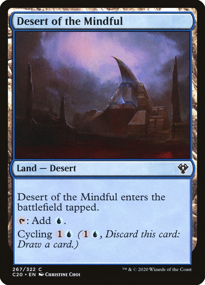 Desert of the Mindful [Commander 2020] | Cards and Coasters CA