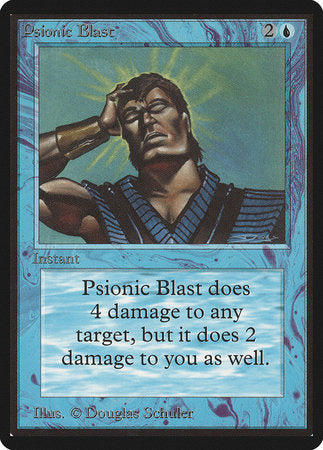 Psionic Blast [Limited Edition Beta] | Cards and Coasters CA