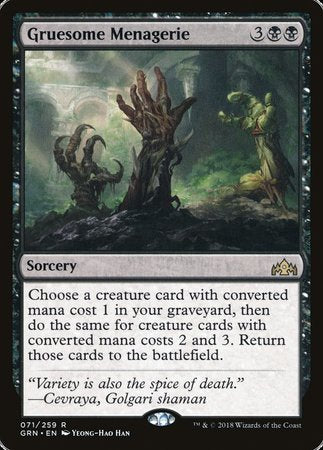 Gruesome Menagerie [Guilds of Ravnica] | Cards and Coasters CA