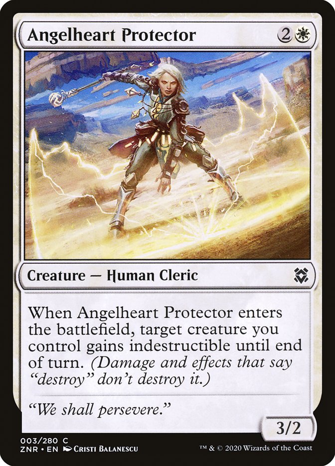 Angelheart Protector [Zendikar Rising] | Cards and Coasters CA