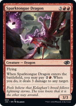 Sparktongue Dragon [Jumpstart 2022] | Cards and Coasters CA