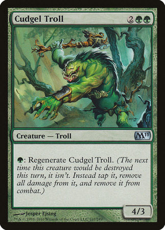 Cudgel Troll [Magic 2011] | Cards and Coasters CA