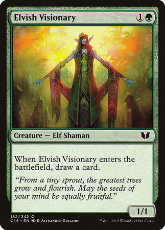 Elvish Visionary [Commander 2015] | Cards and Coasters CA