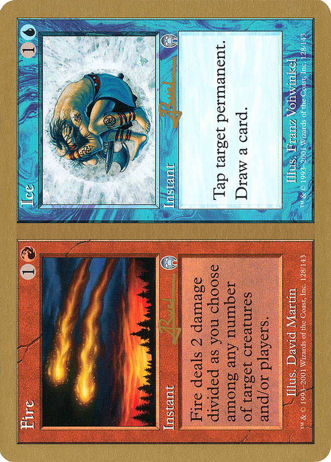 Fire // Ice (Antoine Ruel) [World Championship Decks 2001] | Cards and Coasters CA