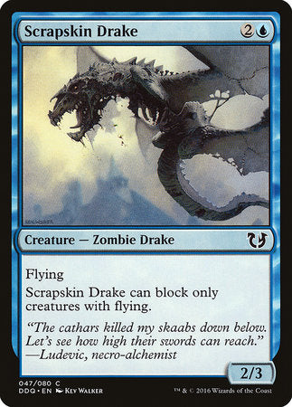 Scrapskin Drake [Duel Decks: Blessed vs. Cursed] | Cards and Coasters CA