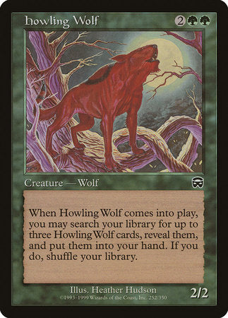 Howling Wolf [Mercadian Masques] | Cards and Coasters CA