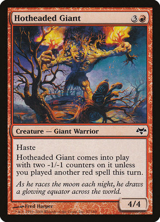 Hotheaded Giant [Eventide] | Cards and Coasters CA