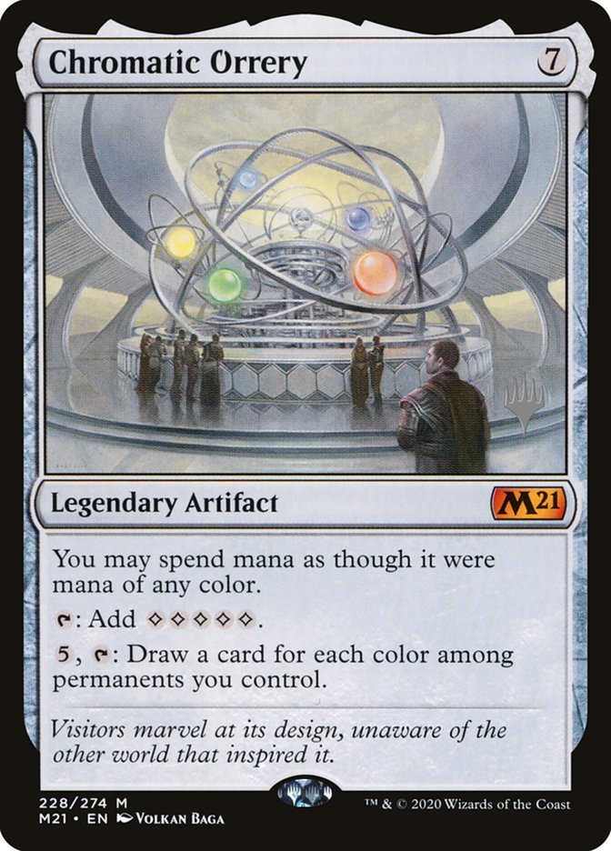 Chromatic Orrery (Promo Pack) [Core Set 2021 Promos] | Cards and Coasters CA