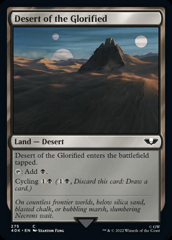 Desert of the Glorified [Universes Beyond: Warhammer 40,000] | Cards and Coasters CA