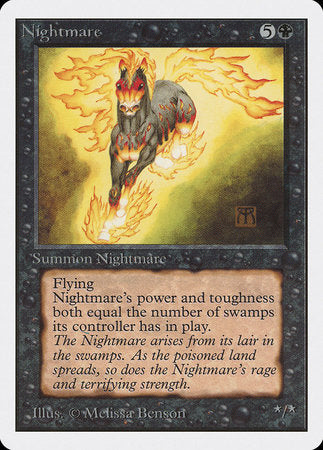 Nightmare [Unlimited Edition] | Cards and Coasters CA