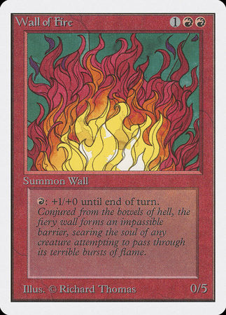 Wall of Fire [Unlimited Edition] | Cards and Coasters CA