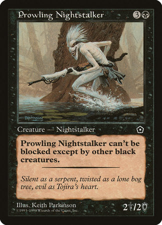 Prowling Nightstalker [Portal Second Age] | Cards and Coasters CA