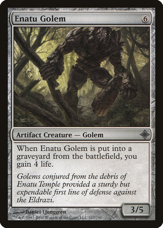 Enatu Golem [Rise of the Eldrazi] | Cards and Coasters CA