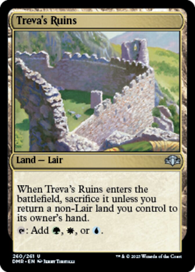 Treva's Ruins [Dominaria Remastered] | Cards and Coasters CA