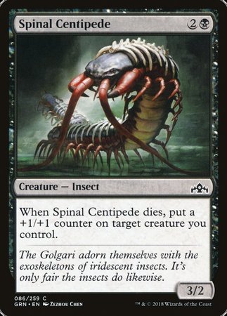 Spinal Centipede [Guilds of Ravnica] | Cards and Coasters CA
