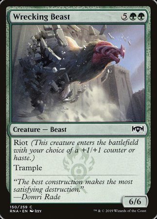 Wrecking Beast [Ravnica Allegiance] | Cards and Coasters CA