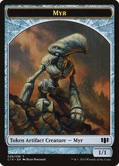 Myr // Pentavite Double-sided Token [Commander 2014 Tokens] | Cards and Coasters CA