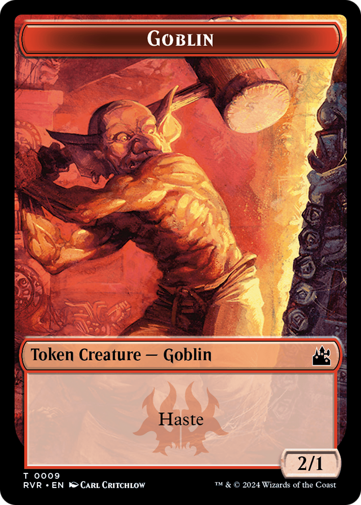 Goblin Token (0009) [Ravnica Remastered Tokens] | Cards and Coasters CA