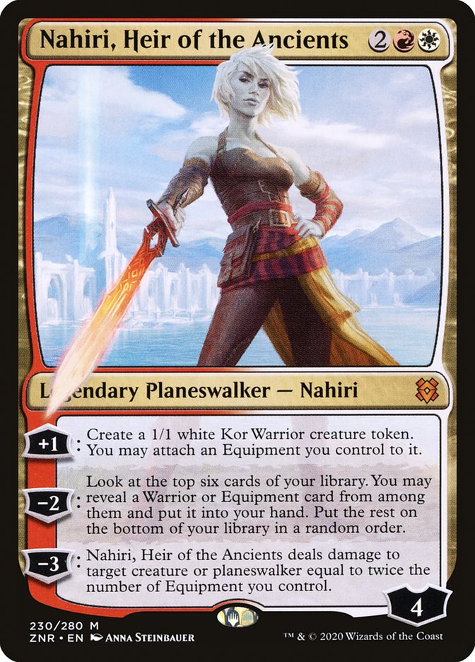 Nahiri, Heir of the Ancients [Zendikar Rising] | Cards and Coasters CA