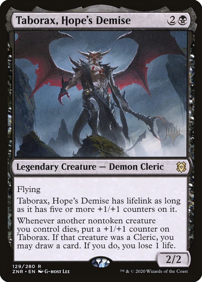 Taborax, Hope's Demise (Promo Pack) [Zendikar Rising Promos] | Cards and Coasters CA