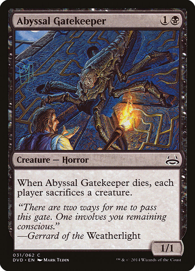 Abyssal Gatekeeper (Divine vs. Demonic) [Duel Decks Anthology] | Cards and Coasters CA