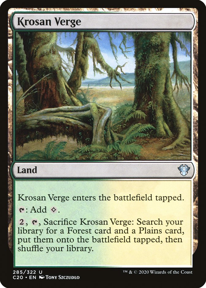 Krosan Verge [Commander 2020] | Cards and Coasters CA