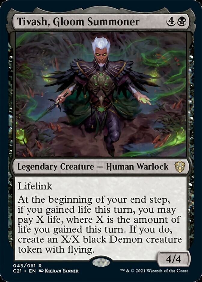 Tivash, Gloom Summoner [Commander 2021] | Cards and Coasters CA