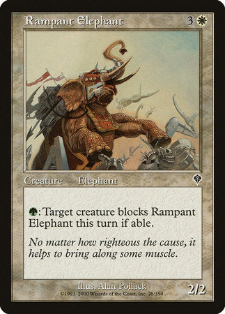 Rampant Elephant [Invasion] | Cards and Coasters CA