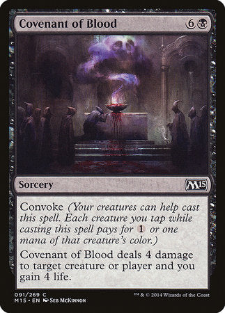 Covenant of Blood [Magic 2015] | Cards and Coasters CA