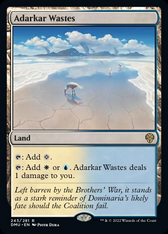 Adarkar Wastes [Dominaria United] | Cards and Coasters CA