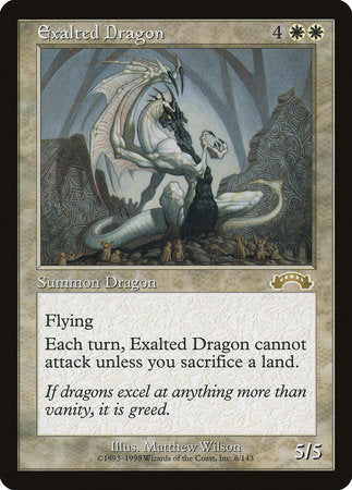 Exalted Dragon [Exodus] | Cards and Coasters CA